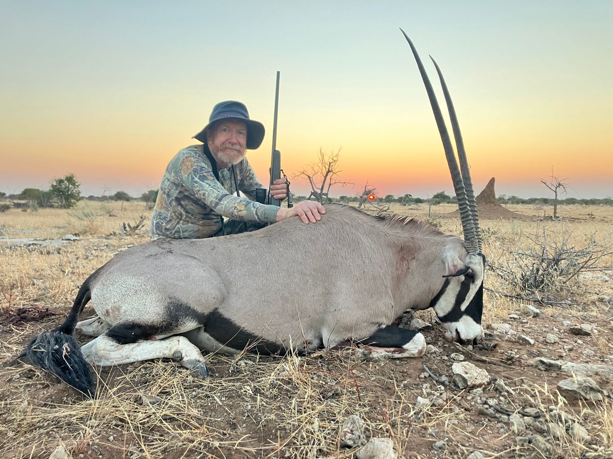 Oryx Trophy at Sunset