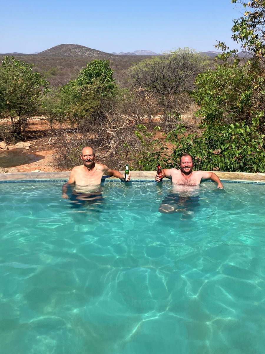 Relaxing at the Pool